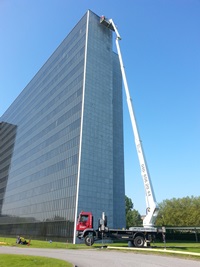 Vattenfall Tower 3 Jahre nach Beschichtung