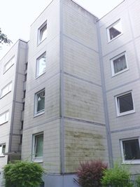 Wohnpark Fassade vor Beschichtung 